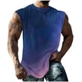 thumbnail image 1 of SwiftWear Men's Tank Tops Quick Dry Workout Shirts Sleeveless Round Neck Gradient Tee Shirt Gym Athletic Training Tank L, 1 of 5