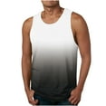 thumbnail image 1 of Nnhblu Men's Tank Tops Round Neck Sleeveless Funny Fitness T-Shirt White L, 1 of 5