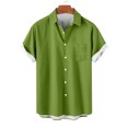 thumbnail image 1 of SwiftWear Mens Cotton Shirts Short Sleeve Button Down Shirts Summer Beach Comfy Shirt Vacation Hawaiian Tops S, 1 of 4