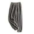 thumbnail image 1 of SwiftWear Mens Plush Warm Pajama Pants, Fleece Fuzzy Pj Bottoms Soft Winter Flannel Sleep Pants for Men Gray 2XL, 1 of 4