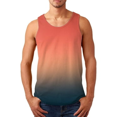 SwiftWear Mens Tanks for Summer Round Neck Sleeveless Pullover Fitness T Shirts for Men Multicolor XXL
