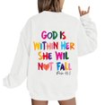 thumbnail image 1 of Yufatyle Oversized Letter Print Sweatshirts for Women Long Sleeve Crew Neck Tops Loose Fit Casual Pullover Shirts Hoodie S, 1 of 4