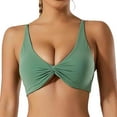 thumbnail image 1 of SwiftWear Sports Bras for Women Plus Size Wireless Bras for Women with Support Green Workout Yoga Sports Bras,S-XL, 1 of 8