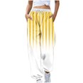 thumbnail image 1 of SwiftWear Striped Sweatpants for Women Elastic Waist Drawstring Workout Casual Jogger Pants XL, 1 of 5