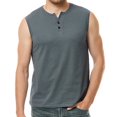 thumbnail image 1 of Nnhblu Tank Top Men Round Neck Sleeveless Pullover Athletic Tshirts Shirts for Men Dark Gray S, 1 of 9