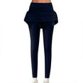 thumbnail image 1 of SwiftWear Tennis Skirt with Leggings for Women Casual Solid Elastic Waist Pocket New Fashion Comforrt Pants, Dark Blue S, 1 of 6