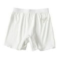 thumbnail image 1 of Yufatyle White Girls Breathable Bike Shorts Elastic Waist Tumbling Cartwheel Shorts Comfy Underwear for Dance Play or Underdress, 1 of 6