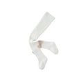 thumbnail image 1 of SwiftWear White Girls Tights, Spring Fall Stockings for Girl, Cute Bow Decor Cable Knit Cotton Toddler Tights Pantyhose for 0-8 Years, 1 of 7