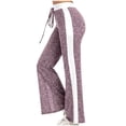 thumbnail image 1 of SwiftWear Women Flare Yoga Pants High Waisted Bootcut Workout Pant Drawstring Running Athletic Leggings, Pink 3XL, 1 of 5