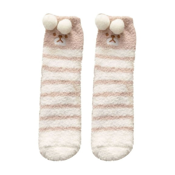 SwiftWear Women Socks Cute Animals Christmas Holidays Socks Soft Warm Santa Claus Snowman Sleep Socks Winter Fuzzy Socks