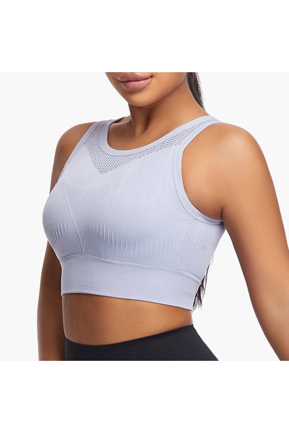 Womens Bras Comfortable Wirefree Bras Womens Bras Blue Workout Yoga Sports Bras,S-XL