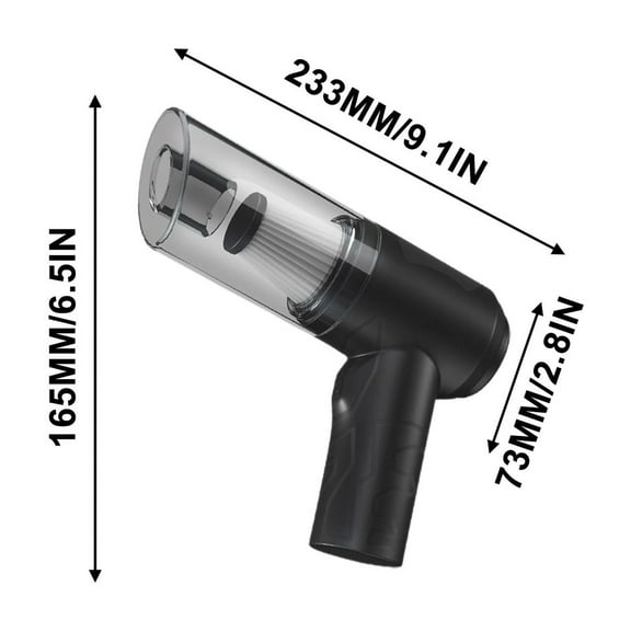 YZEGDCH ,Vacuum Cleaner for Carpet Car Vacuum Cleaner with Super Strong Suction Handheld Wireless Suction and Blowing Double-purpose Brushless High-power Dirt Blower for Home and Car