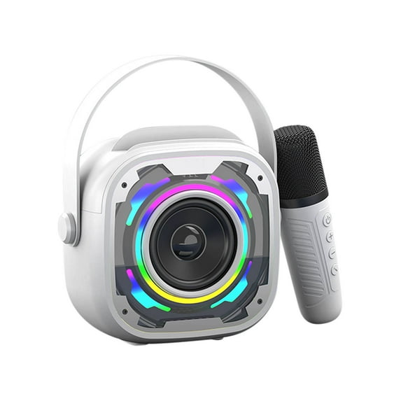YZEGDCH Wireless Waterproof Bluetooth Party Speaker Waterproof Wireless Smart Speaker with Colorful Lights for Party Home Outdoor and Travel,Birthday Valentines Gifts