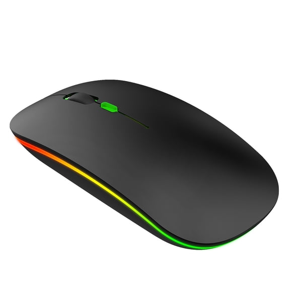 Yufenmy Computer Accessories Clearance 2.4GHz Wireless Optical USB Gaming Mouse 1600DPI Rechargeable Mute Mice for PC,Black