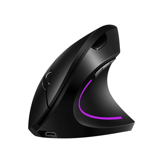 YZEGDCH Computer Mice Vertical Mouse Laptop Desktop USB Wireless Game Mouse,Black
