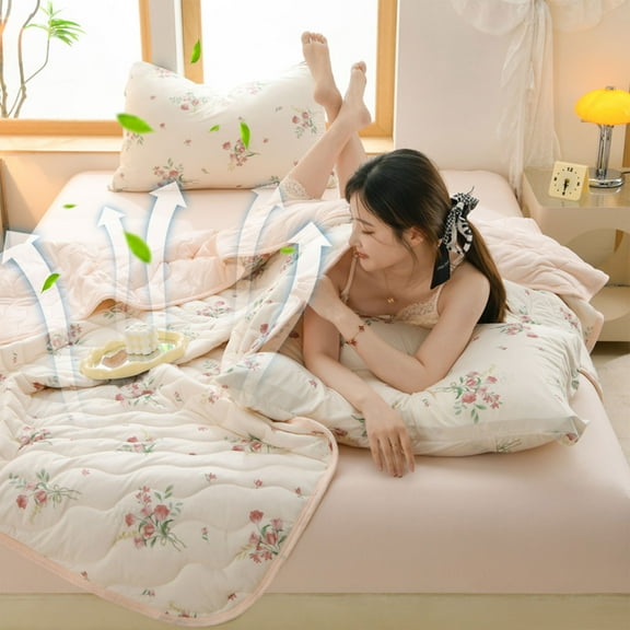 YZEGDCH Cooling Blankets Cold Touch Fabric Absorbs Body Heat, Double-Sided Cool Design Soft Bed Summer Blanket Thin Breathable Soft Enhanced Cooling for Bed