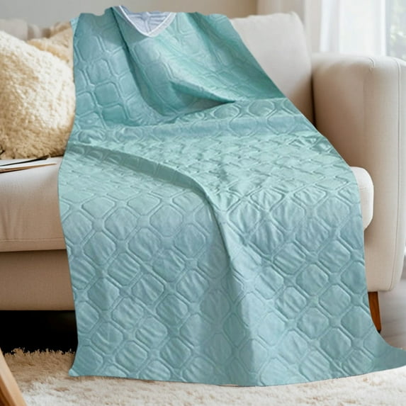 Yufenmy Cooling Comforter Qulits Cold Tech Fabric Cooling Blanket for Night Sweats Hot Sleepers Bed Savings Breathable Soft Silk Breathable Throw/Queen/King/Twin/Full Sizes All-Season