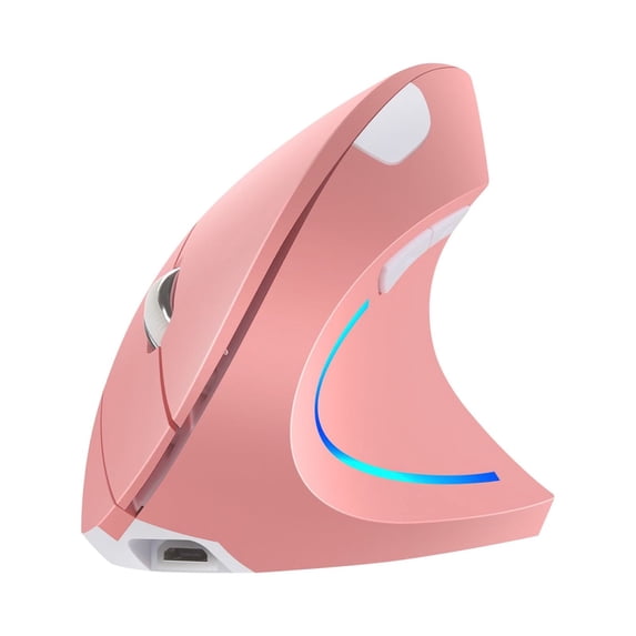 YZEGDCH electronics Vertical Mouse Laptop Desktop USB Wireless Game Mouse,Pink
