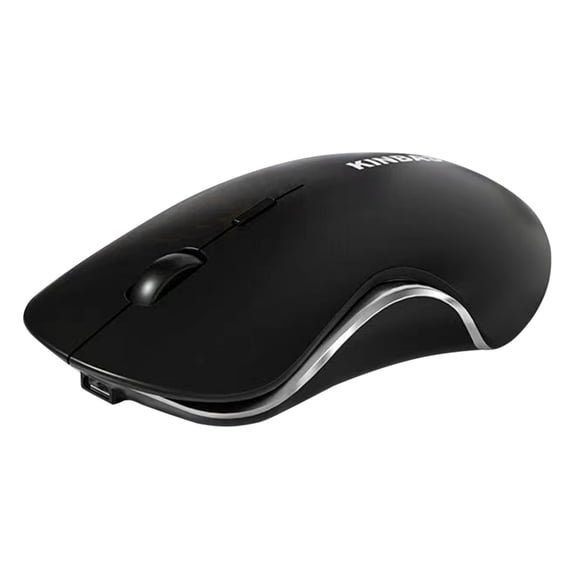YZEGDCH Electronics Accessories Mute Wireless Mouse Charging Large Capacity Battery Plug and Play Transmission Stable Fashion Beautiful Shallow Body Feel Comfortable,Black