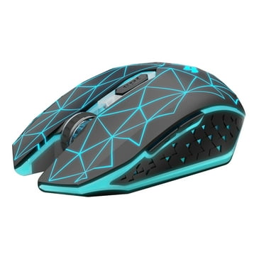 Yufenmy Electronics Accessories Clearance Rechargeable Wireless Mouse Dazzling Mouse 2.4G + 5.1 Bluetooth Mute 7 Color Breathing Lamp 3 Adjustabl Precision for PC Laptop,Multicolor