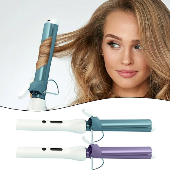 YZEGDCH Haircare & Tools Hair Straightener and Curler 2 In 1 Dual Voltage Auto Off Fast Heating Heatless Hair Curler Gift for Mother Women Girls Haircare Tools Essentials