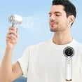 thumbnail image 1 of Yufenmy Home Savings Handheld Mini Fan Energy-Efficient & Eco-Friendly Long Battery Life Hand Held Fan for Outdoor Indoor Commute Office Travel, 1 of 8
