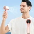 thumbnail image 1 of Yufenmy Mini Handheld Portable Fan Summer Savings Fast Charging Adjustable Long Battery Life Personal Fan Summer Camping Essentials Portable Fan for Travel, 1 of 8
