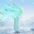 thumbnail image 1 of Yufenmy Mini Portable Handheld Fan USB Rechargeable Lightweight Hand Held Fan Summer Essentials for Travel Beach Vacation Makeup Concerts Clearance, 1 of 8