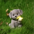 thumbnail image 1 of YZEGDCH Patio Decor Solar Lights Outdoor Pathway Outdoor Garden Animals Ornament Solar Light Courtyard Villa Resin Dog Ornament, 1 of 7