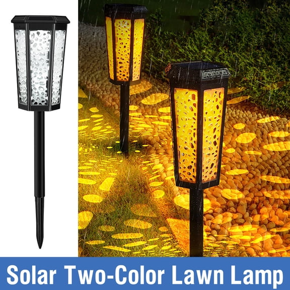 Yufenmy Solar Path Lights Solar Outdoor LED Lights Auto On/Off Solar Powered Landscape Lights Led Yard Light for Yard Path Landscape Walkway Fence Patio