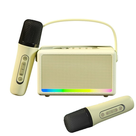 YZEGDCH Speaker Clearance,Bluetooth Speaker with Lights Waterproof Wireless Smart Speaker with Colorful Lights Party Speaker for Home Shower Outdoors Travel