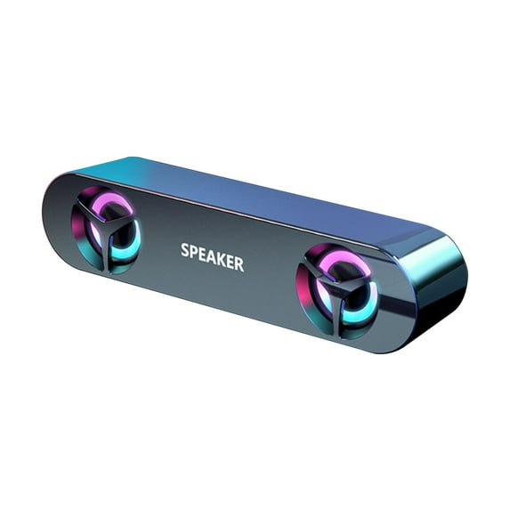 YZEGDCH Speaker Clearance,Portable Led Party Bluetooth Speaker Small Bluetooth Speaker for Car with Loud Stereo Sound Seriously Loud Sound for Home Outdoor and Travel