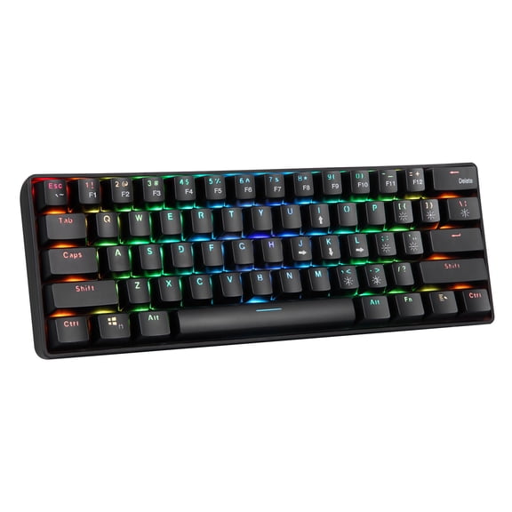 Yufenmy Talet Keyboards Clearance 2.4G Gaming Mechanical 61Keys Backlit Ergonomic Wireless keyboard Light