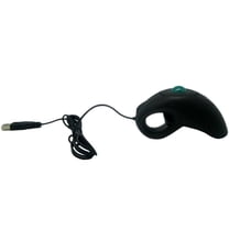YZEGDCH Tech Accessories 2.4GHz wired USB handheld mouse finger using optical track,Black