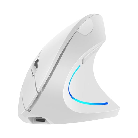 YZEGDCH Tech Accessories Vertical Mouse Laptop Desktop USB Wireless Game Mouse,White