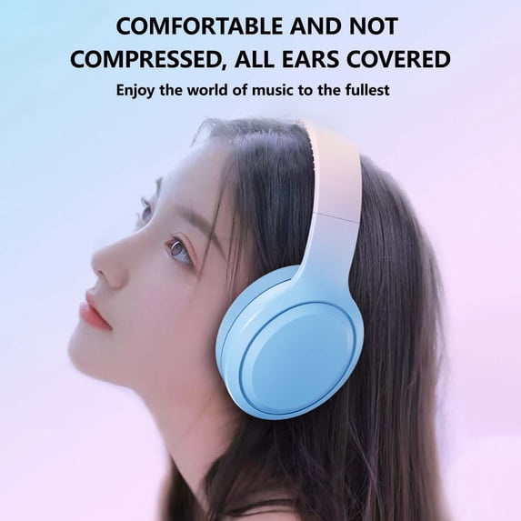 Yufenmy Tech Savings Headphones,Wireless Bluetooth Over Ear Headphones Casual Listening Active Noise Cancellation Bluetooth Headphones Beats Headphones for Travel Home Office Cellphone PC