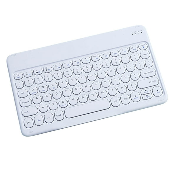 Yufenmy Wireless Keyboards Clearance Portable Bluetooth Colorful Computer Keyboards, Wireless Mini Compact Retro Typewriter Flexible Design Keyboard with Compact Slim Profile