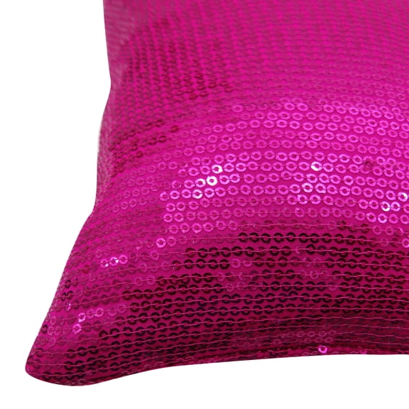 Yuga Home Decor Throw Pillow Indian Embroidered Cushion Cover Dense Sequin Case 12 X 12 Inches