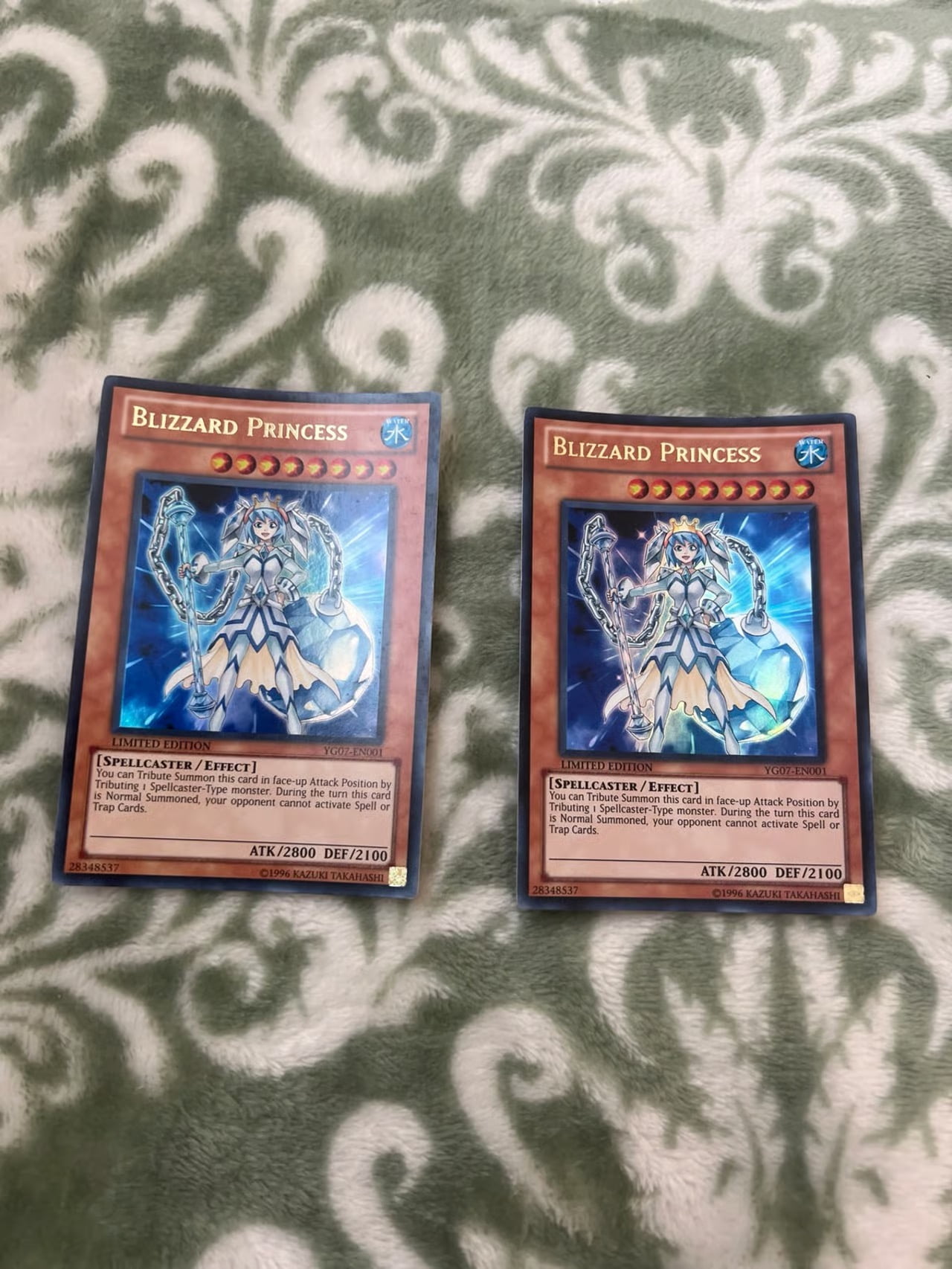 Yugioh Blizzard Princess - YG07-EN001 - GX Manga Promo Yugioh Card 2 Ct
