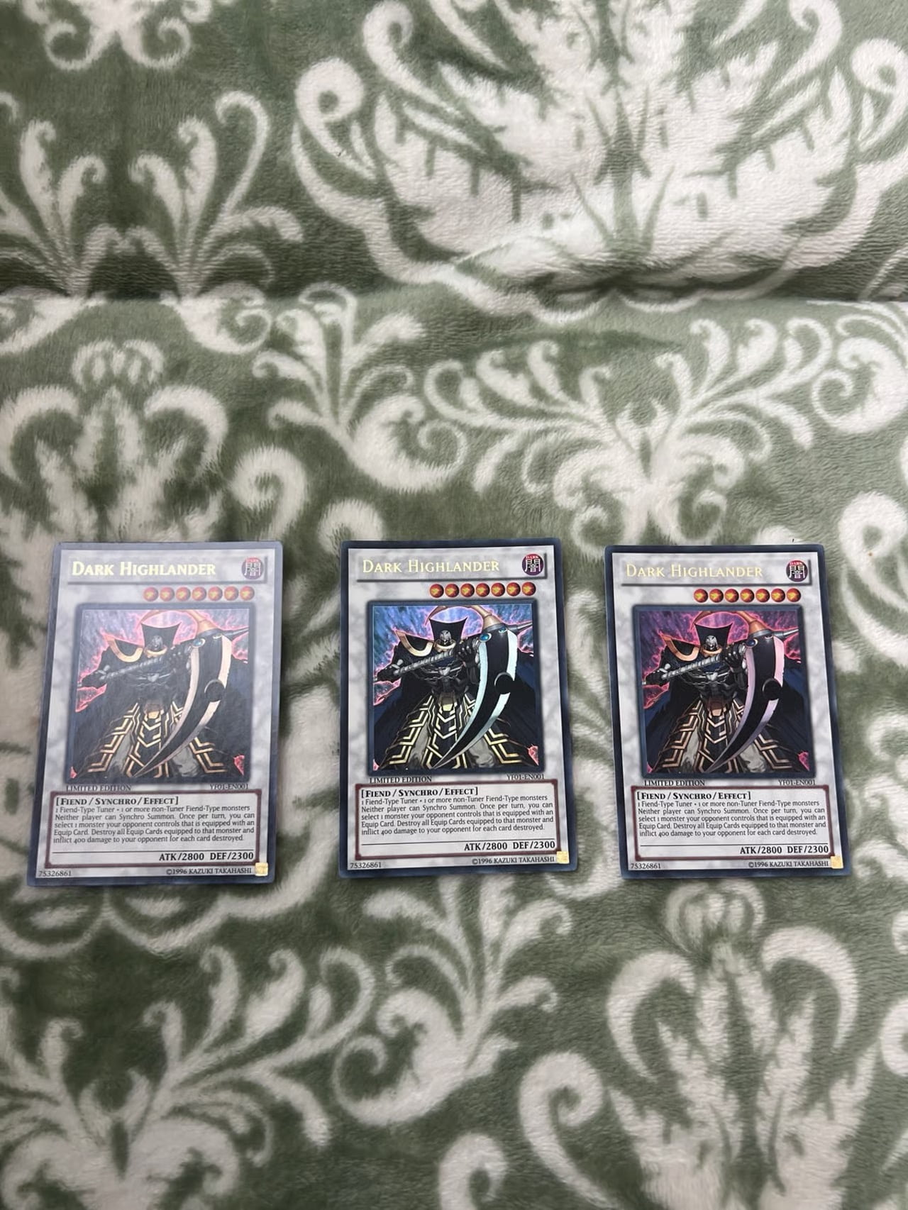 Yugioh Dark Highlander (YF01-EN001) - 5D's Manga Promo Yugioh Card Promo 3 Ct