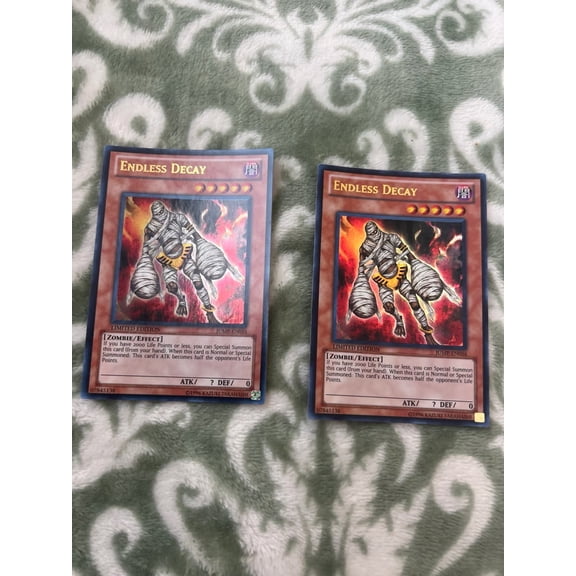 Yugioh Endless Decay JUMP-EN056 Limited Edition Promo Rare Holo Yugioh Card 2 Ct