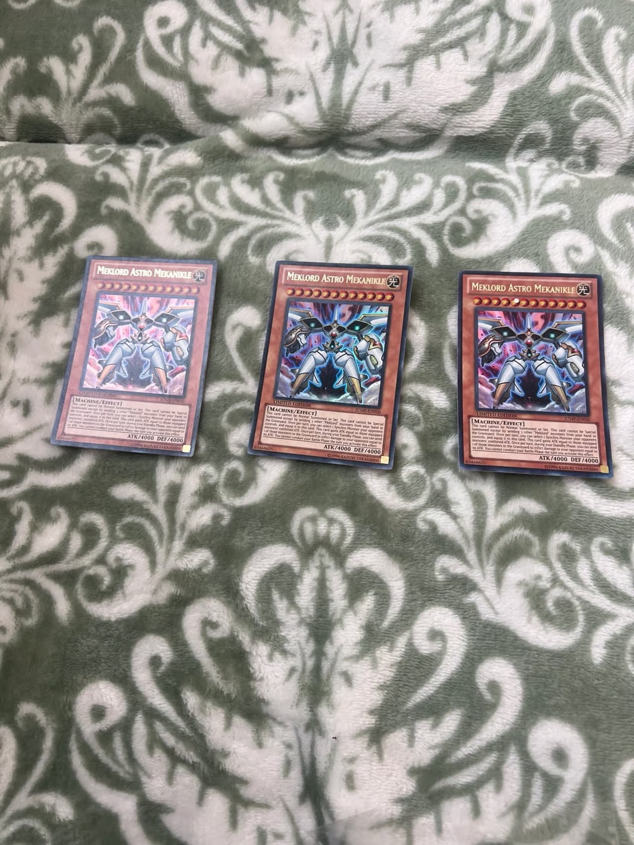 Yugioh Meklord Astro Mekanikle JUMP-EN050 Shonen Jump Magazine Yugioh Card 3 Ct