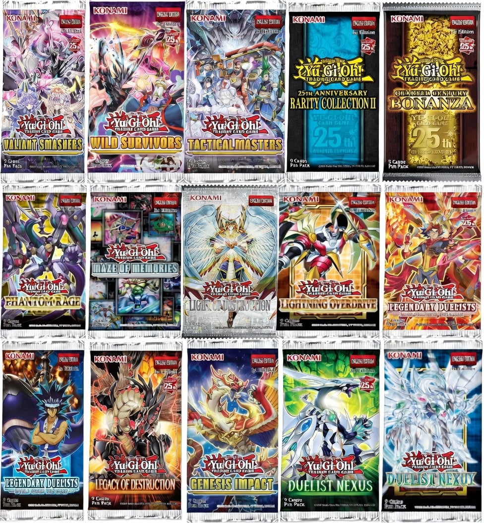 Yugioh Trading Cards Modern Assorted 10 Pack Bundle