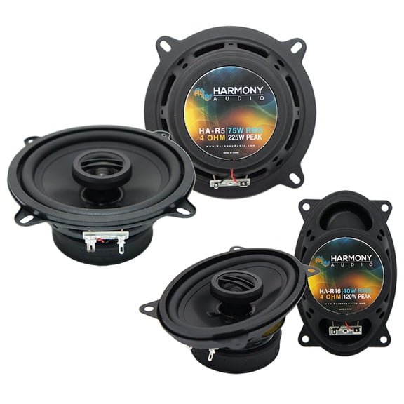 Yugo GV/GVX 1986-1990 Factory Speaker Replacement Harmony R5 R46 Package New