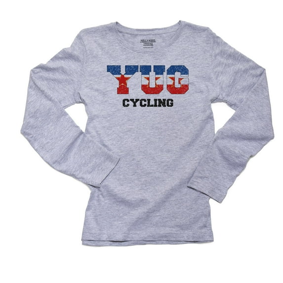 Yugoslavia Cycling - Olympic Games - Rio - Flag Women's Long Sleeve Grey T-Shirt