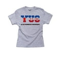 thumbnail image 1 of Yugoslavia Synchronized Swimming - Olympic Games - Rio - Flag Boy's Cotton Youth Grey T-Shirt, 1 of 2