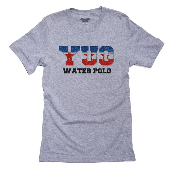 Yugoslavia Waterpolo - Olympic Games - Rio - Flag Men's Grey T-Shirt
