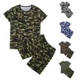 thumbnail image 1 of Yuhangmm Boys Girls T Shirts And Shorts Summer Short Set Graphic T Shirts Set 4t Boy Outfits Camouflage 3-4 Years, 1 of 8