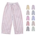 thumbnail image 1 of Yuhangmm Boys' Pants, Kids Baby Girl Striped Pants Daily Elastic Waist Pants Clothes 5t Pink 12-18 Months, 1 of 6