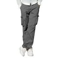 thumbnail image 1 of Yuhangmm Men's Cargo Pants for Daily Workwear and Outdoor Adventures with and Multiple Pockets Dark Gray XXL, 1 of 7